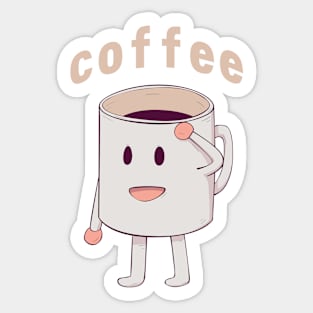 Cute coffee Sticker